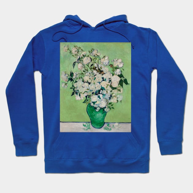 Roses by Vincent van Gogh Hoodie by MasterpieceCafe